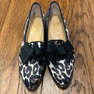 Browns leopard women’s ladies flats loafers dress shoes